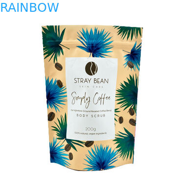 3,5g Smell Proof Custom Cookie Candy Cấp thực phẩm Zip Lock Bag Lá trắng