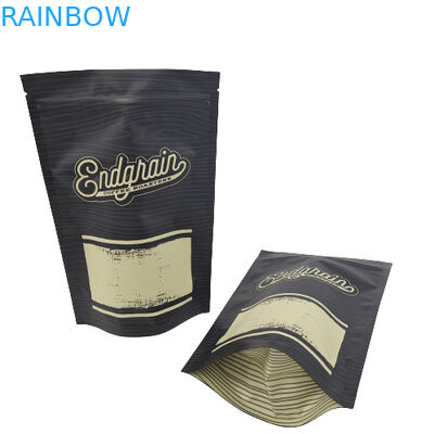 Bao bì trà cà phê Túi Ziplock mờ trắng có mùi bằng chứng với logo của bạn