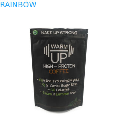 Bao bì trà cà phê Túi Ziplock mờ trắng có mùi bằng chứng với logo của bạn