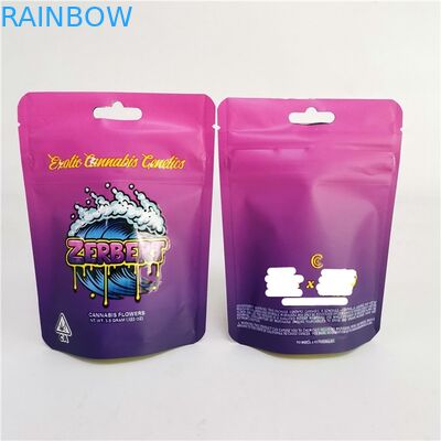 Lá nhựa Bao bì hương thảo dược Túi Mylar Đứng lên Túi Cần sa Hoa