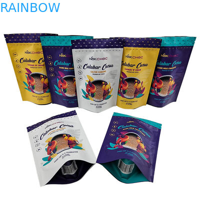 Đứng lên Thực phẩm ăn nhẹ Túi nhựa Zipper Túi Mylar Bao bì Kẹo Cookie