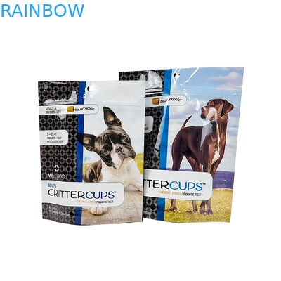 Túi đóng gói Mylar được in tùy chỉnh Mùi bằng chứng Đứng lên Hình ba chiều Cookie 30 Micron