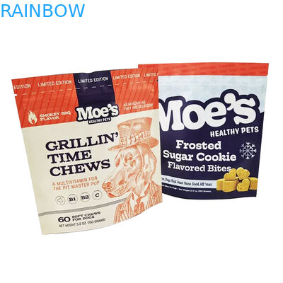 Bao bì nhôm đầy màu sắc Túi Mylar 3,5g Túi dây kéo đứng tự hỗ trợ