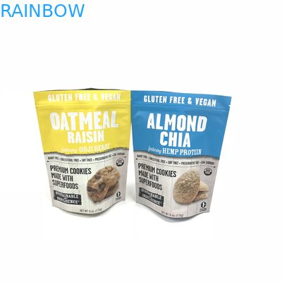 Kẹo 3,5g Túi nhựa thực phẩm CMYK Mùi chống đứng Túi nhôm có dây kéo