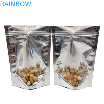 Túi nhựa Mylar có thể khóa lại bằng nhựa in 3,5g Bao bì cảm ứng mềm có dây kéo