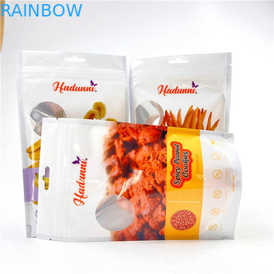 Túi Mylar được in lại tùy chỉnh cho Banana Chips Snack Stand Up Zipper