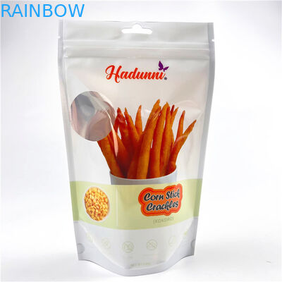 Túi Mylar được in lại tùy chỉnh cho Banana Chips Snack Stand Up Zipper