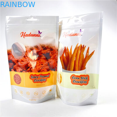 Túi Mylar được in lại tùy chỉnh cho Banana Chips Snack Stand Up Zipper