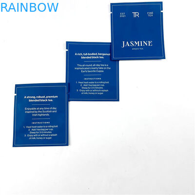 Bao bì 500Ppcs In túi Mylar cho túi giữ nhiệt trà xanh đen