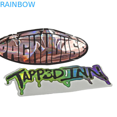 Dây kéo chống trẻ em có hình dạng đặc biệt tùy chỉnh 3,5g Bao bì đồ ăn nhẹ Túi Mylar cắt khuôn không đều