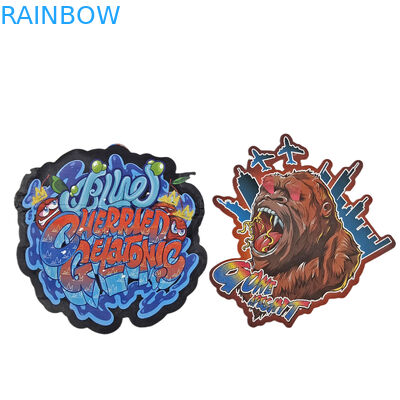 3,5g 7g Candy Cookie Hình dạng đặc biệt tùy chỉnh không thường xuyên Bao bì có mùi Mylar Die Cut Túi