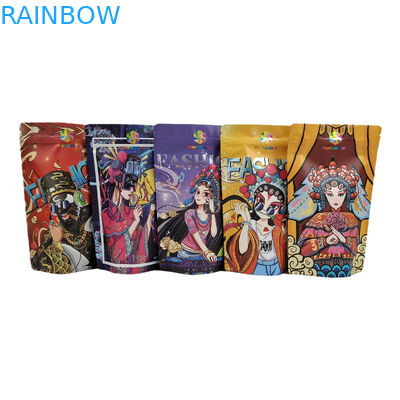 Túi đứng lên Túi ăn được Lá nhôm Chống mùi Cà phê / Hạt / Túi đựng đồ ăn nhẹ Túi Mylar