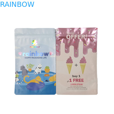 Bao bì cấp thực phẩm Túi nhôm mờ tùy chỉnh có thể ăn được Mylar Snack Zip Lock