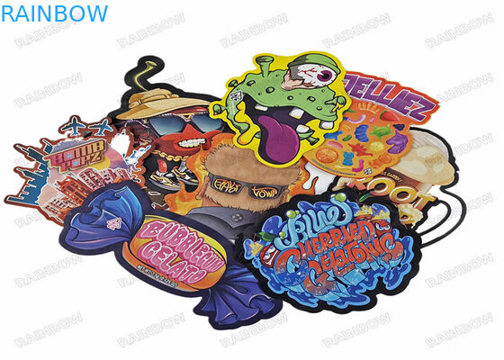 Die Cut Túi đựng đồ ăn nhẹ 3,5g không thường xuyên Thực phẩm có hình dạng đặc biệt Bao bì nhựa Ziplock Túi Mylar