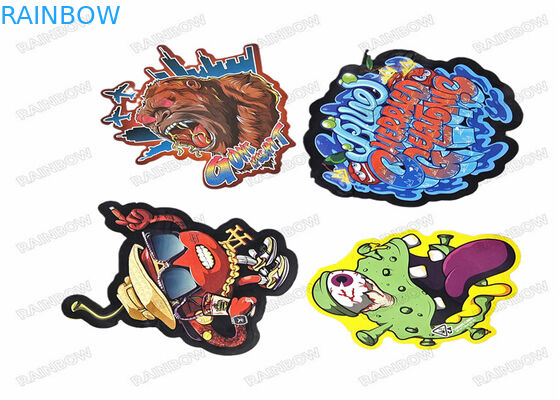 Die Cut Túi đựng đồ ăn nhẹ 3,5g không thường xuyên Thực phẩm có hình dạng đặc biệt Bao bì nhựa Ziplock Túi Mylar