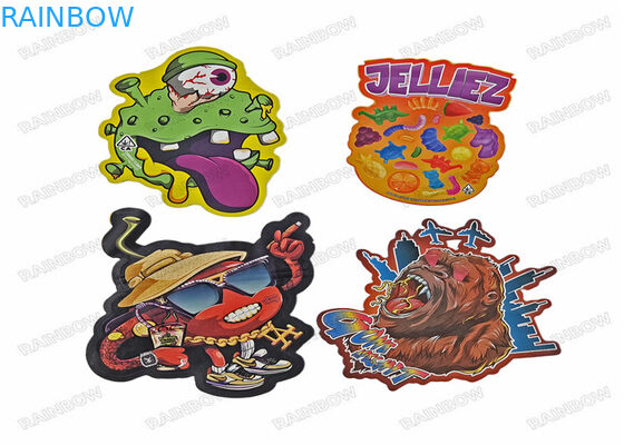 Die Cut Túi đựng đồ ăn nhẹ 3,5g không thường xuyên Thực phẩm có hình dạng đặc biệt Bao bì nhựa Ziplock Túi Mylar