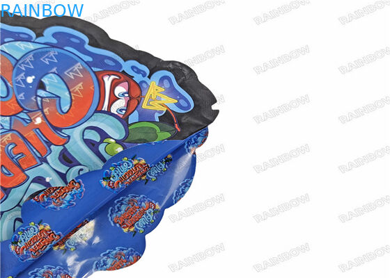 Die Cut Túi đựng đồ ăn nhẹ 3,5g không thường xuyên Thực phẩm có hình dạng đặc biệt Bao bì nhựa Ziplock Túi Mylar