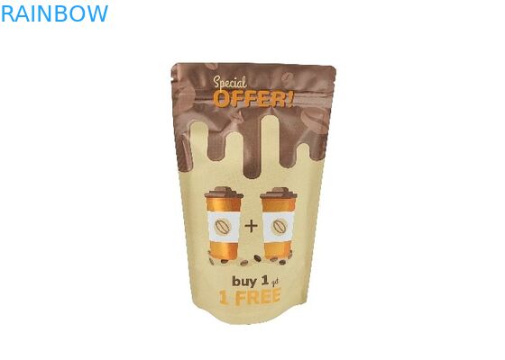Túi cà phê tùy chỉnh 250g 500g Túi đứng Ziplock 1kg