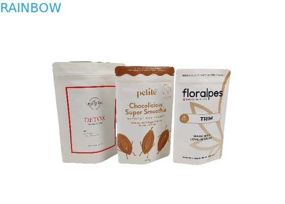 Túi đựng trà bằng nhôm đứng lên Túi nhôm chống mùi Túi Ziplock