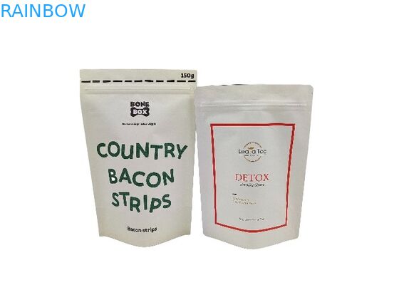 Túi đựng trà bằng nhôm đứng lên Túi nhôm chống mùi Túi Ziplock