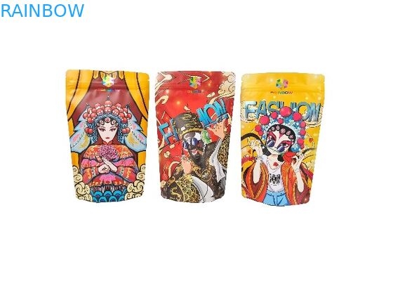 Thực phẩm Kẹo đậu phộng Nut Kho lưu trữ món tráng miệng Đứng lên Túi thực phẩm Mylar có Ziplock có thể khóa lại