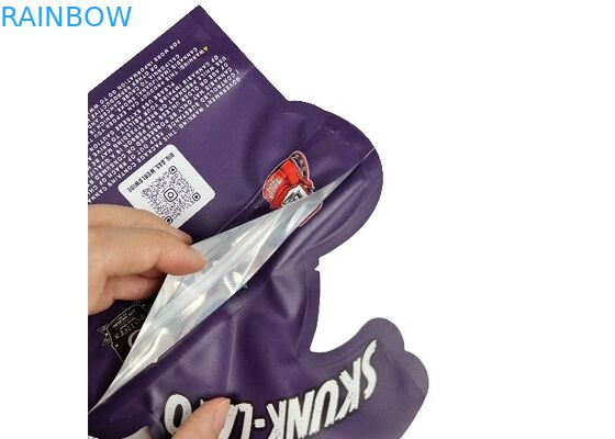 Die Cut Túi nhựa Ziplock có hình dạng đặc biệt không đều 3,5g 7g 14g