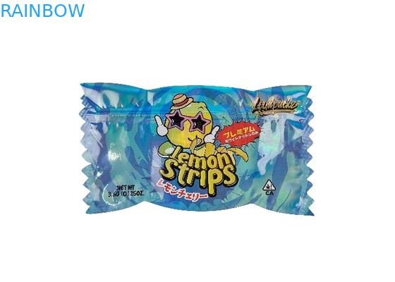 Tùy chỉnh in 3,5g 0,125oz Túi Ziplock Mylar chống mùi Đặc biệt Cắt khuôn hình dạng không đều