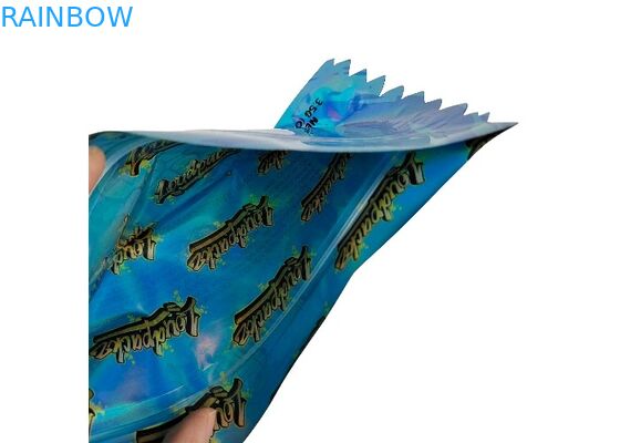 Tùy chỉnh in 3,5g 0,125oz Túi Ziplock Mylar chống mùi Đặc biệt Cắt khuôn hình dạng không đều