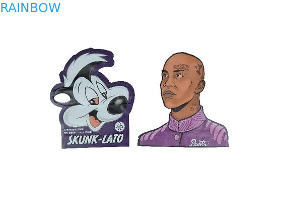 Túi khóa Zip chống trẻ em có hình dạng đặc biệt Có thể khóa lại 3,5g - 28g Túi chống mùi