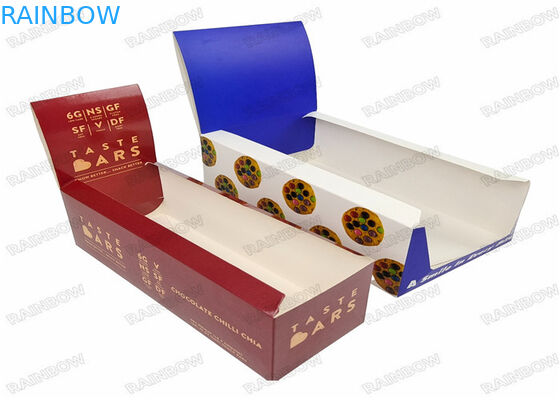 Kẹo trái cây khô Sôcôla Bao bì in tùy chỉnh Quầy trưng bày Hộp giấy OEM