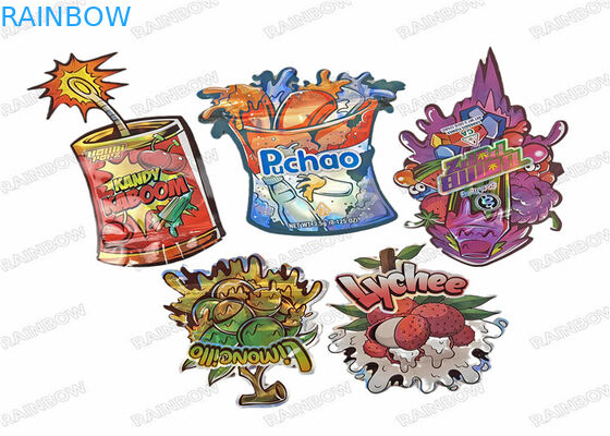 3.5g in kỹ thuật số ăn được đóng gói thực phẩm túi đứng lên Ziplock túi nhựa chống mùi