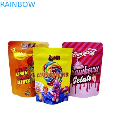 Minfly Digital Printing Custom Aluminum Foil Resaleable Stand Up Smell Proof Zipper Mylar Packaging Bag Bags Cho Thực phẩm