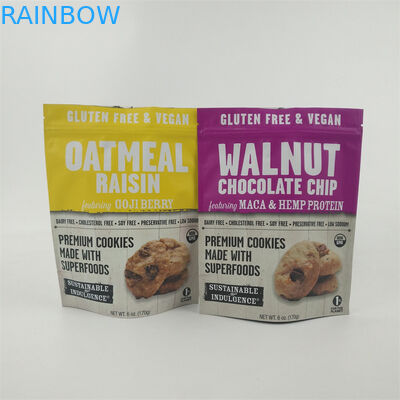 Thẻ in tùy chỉnh chống mùi Thẻ đứng lên Thẻ in kỹ thuật số Thẻ in kỹ thuật số Thẻ nhựa Mylar laminated Cho thực phẩm