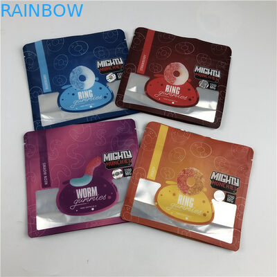 Dịch vụ chuyên nghiệp Các túi in kỹ thuật số với in bóng / mờ hoàn thiện túi Mylar ăn gummy