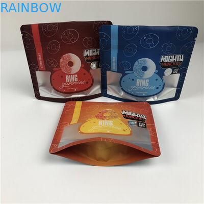 Dịch vụ chuyên nghiệp Các túi in kỹ thuật số với in bóng / mờ hoàn thiện túi Mylar ăn gummy