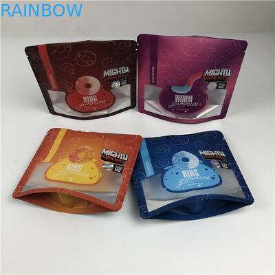 Dịch vụ chuyên nghiệp Các túi in kỹ thuật số với in bóng / mờ hoàn thiện túi Mylar ăn gummy