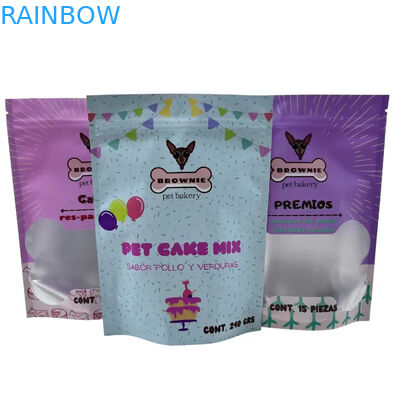 Túi thực phẩm cho thức ăn vật nuôi với Zipper Stand Up Zipper Food Packing Bags