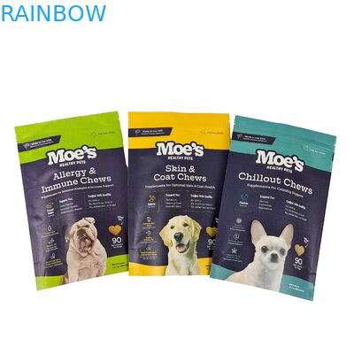 Nhãn hiệu tùy chỉnh in Biodegradable 100% Bao bì túi xách tái sử dụng Tháo nhựa đứng lên Doypack với Ziplock