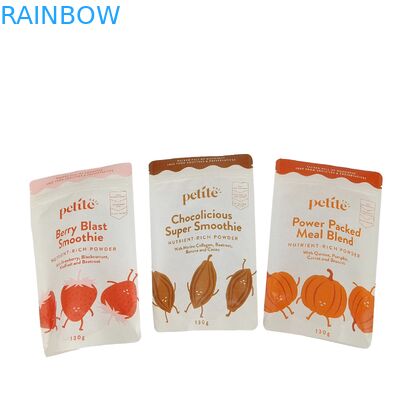 Đồ bán buôn tùy chỉnh in Biodegradable chất lượng cao Kraft giấy tái chế Doypack chất lượng thực phẩm Ziplock túi nhựa