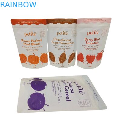 Biodegradable Stand Up Bags With Ziplock Custom Logo Printed Doypack Đối với cà phê trà đóng gói túi thực phẩm