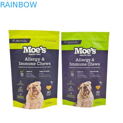 Sử dụng nhiều lần Biodegradable Custom in Logo Doypack Zip Lock Kraft giấy đứng lên túi cho thực phẩm bao bì nhựa