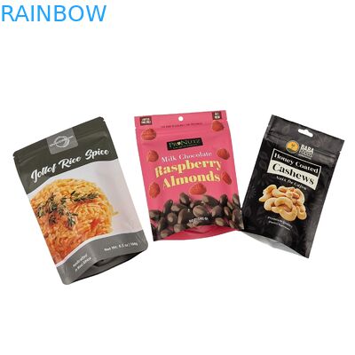 250g 500g Custom Cashew Nut Doypack Aluminum Foil Ziplock Plastic Packaging Zipper Bag Cho đồ ăn nhẹ