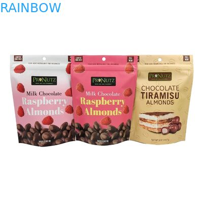 Bao bì vật liệu chất lượng thực phẩm Matt thiết kế tùy chỉnh Stand Up pouches Zipper Plastic Bag Packaging