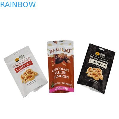 Túi đựng hạt điều cấp thực phẩm Túi dây kéo đứng lên Lá nhôm Túi nhựa Dây kéo Túi Mylar