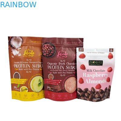 Túi đựng hạt điều cấp thực phẩm Túi dây kéo đứng lên Lá nhôm Túi nhựa Dây kéo Túi Mylar