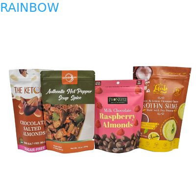 Laminated chất lượng cao chất lượng thực phẩm Mylar Bag Custom Stand Up Ziplock Snack Zipper Bag Packaging