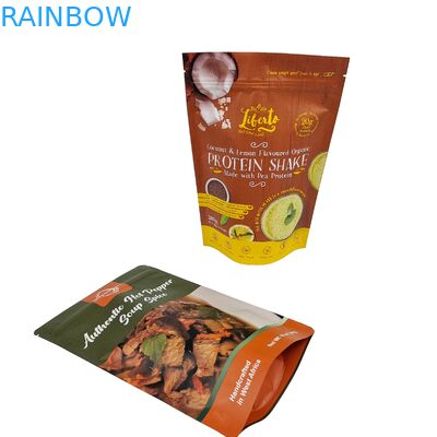 Giá nhà máy túi nhựa tùy chỉnh đứng lên thực phẩm hạt dẻo túi đóng gói túi khóa đóng gói