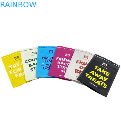 Các túi giấy Kraft chất lượng thực phẩm Biodegradable Ziplock Stand Up Packaging