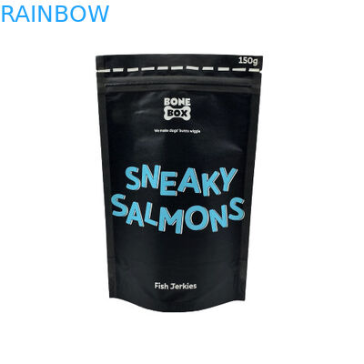 Các túi giấy Kraft chất lượng thực phẩm Biodegradable Ziplock Stand Up Packaging