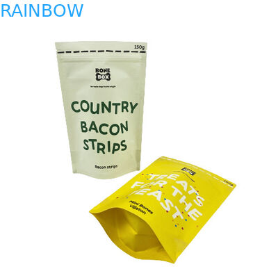 Biodegradable cà phê hạt bao bì túi giấy kraft tái chế đứng lên túi cà phê túi